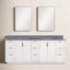 Ensemble de meuble-lavabo double 84 "avec miroir Adela-1795460056-1795460058-1804372352
