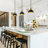 Mantasha 1-Light Mini 6" Single Gold Black Modern Done Kitchen Island Pendant(1-Set)
