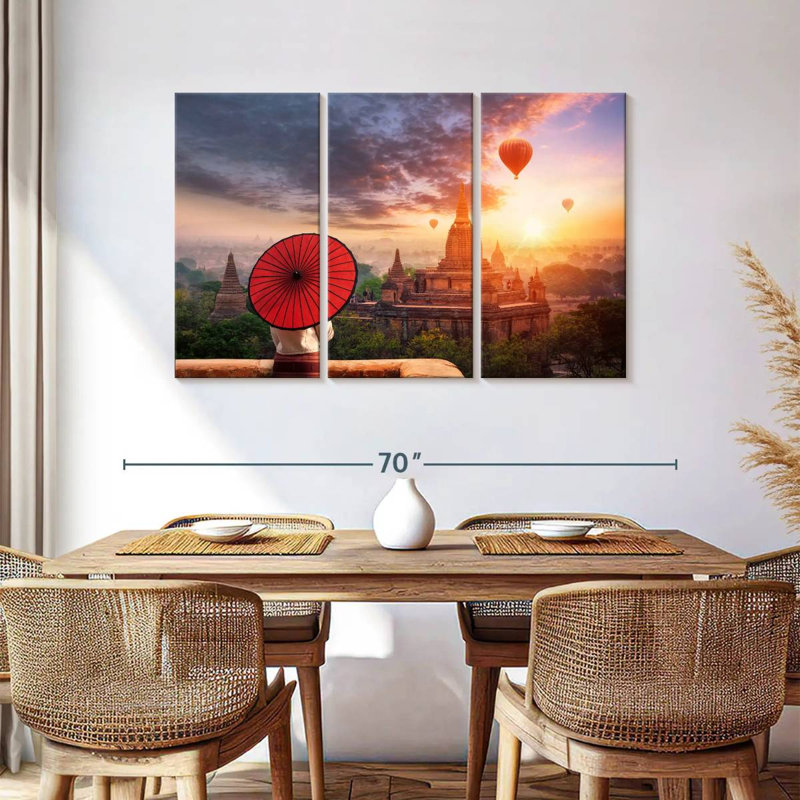 Lilie Bagan Balloon Season, 36" H x 57" W