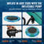 Videur gonflable VEVOR, trampoline aquatique récréatif, plateforme de bain portative-99445611-99445612