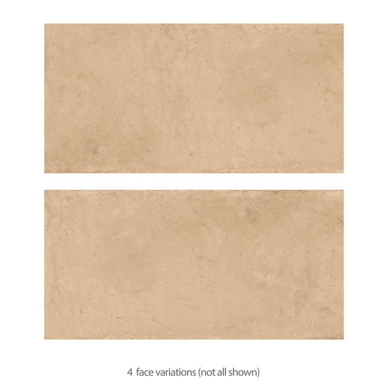 Cythere 23-1/2 in. x 47 in. Porcelain Floor and Wall Tile, Yellow