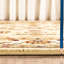 Tapis crème en polypropylène synthétique, 5 pi 3 po By 7 In., Crée un tapis d'ambiance avec un motif traditionnel, invitant n'importe quelle pièce