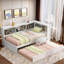 Lit de jour moderne avec lit gigogne, armoires de rangement et ports USB-1065211516