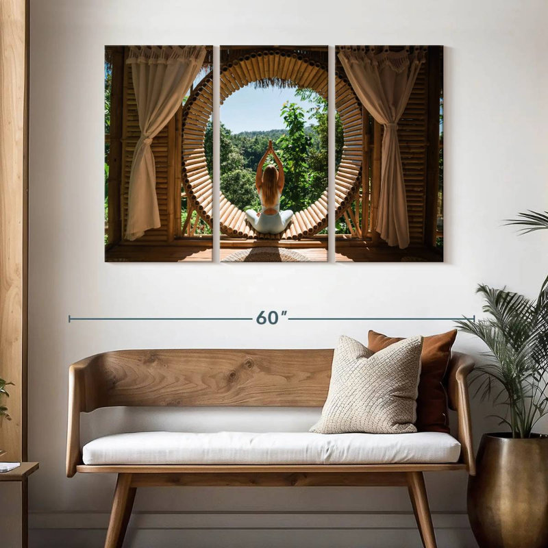Kerrick Yoga Retreat, H 32 po x l 50 po