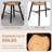Phaong 17" Wide Mid-Century Modern Windsor Back Wood Modern Dining Chairs-1642914275