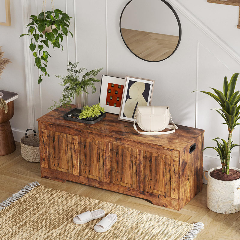 47.2" Storage Trunk, Rustic Brown