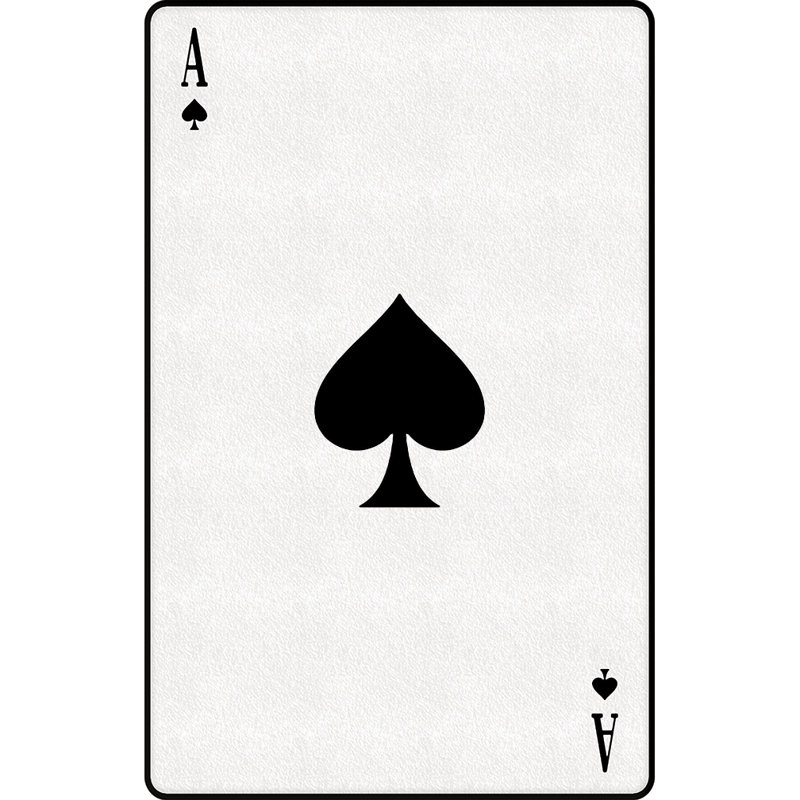 Ace of Spades Card Standup