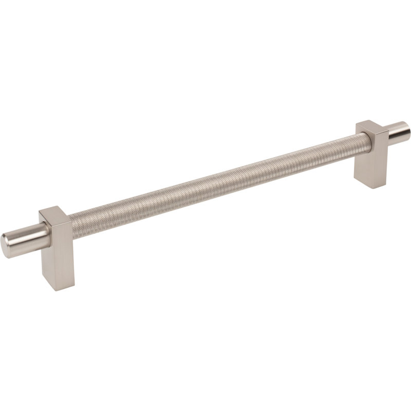 Larkin 3 Knurled Center Appliance Pull, Satin Nickel, 12"