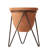 Terracotta Pot with Metal Stand (Pot with Stand)
