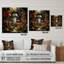 Mushroom The Secret Garden - Art mural acrylique champignon moderne-568945655