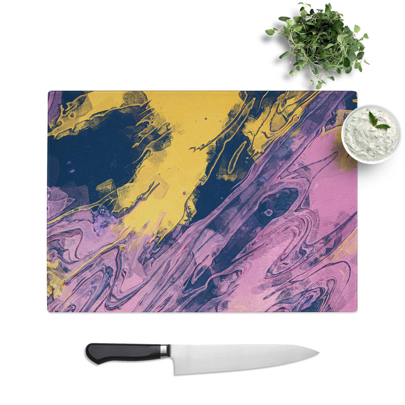 Glass For The Morning in Abstract Chopping Board, 39 cm W x 28.5 cm L