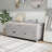 Storage Bench With 3 Shutter-Shaped Doors, Shoe Bench With Removable Cushion And Hidden Storage Space (Gray Wash)-1806912131
