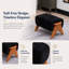 65cm Wide Rectangle Solid Colour Standard Ottoman-744513169