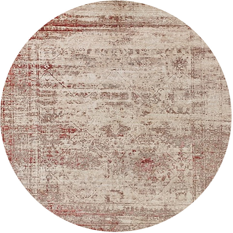 Hudnall Oriental Indoor Rug, Round 8'
