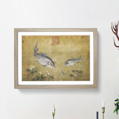 Plants & Fish by Lang Shining - Picture Frame Painting Print