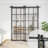 Double Glass Bypass Barn Door with Installation Hardware Kit-82581552-82581553