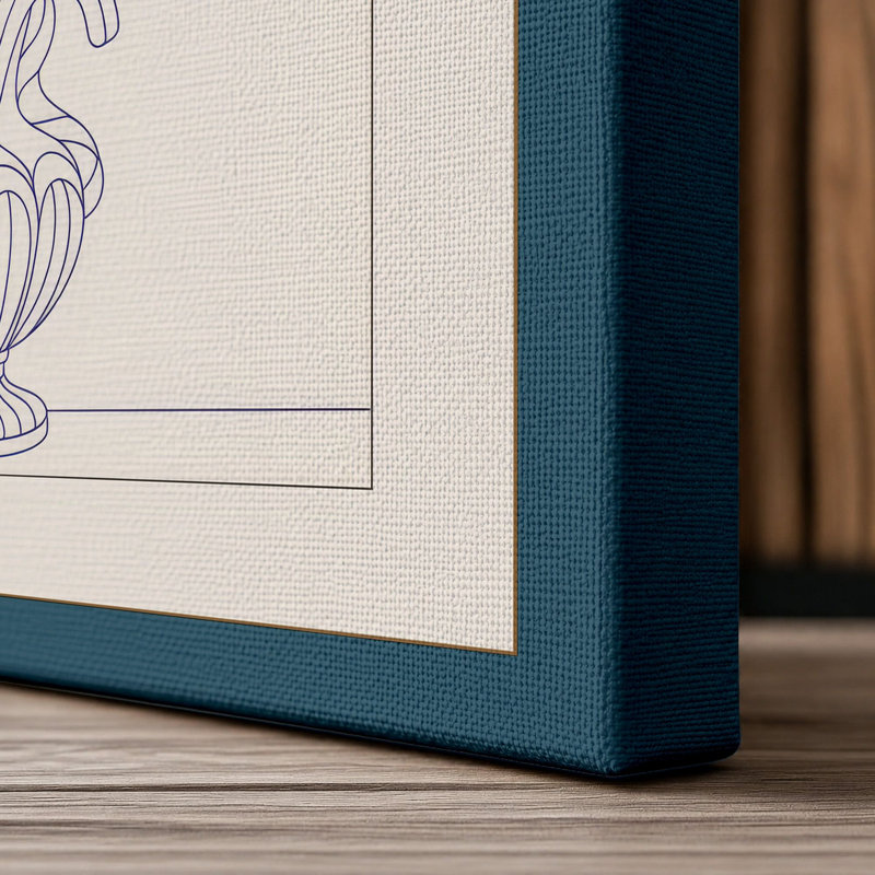 Print, 30x20 - 76.2 x 50.8 cm, Teal Border