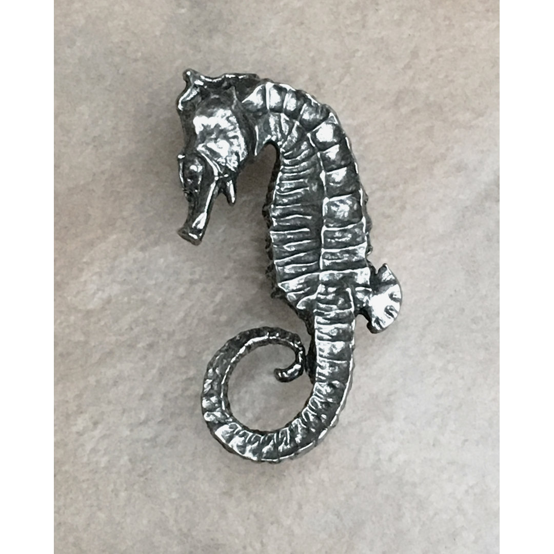 Tropical 2 5/8" Sea Horse Novelty Knob D'Artefax 