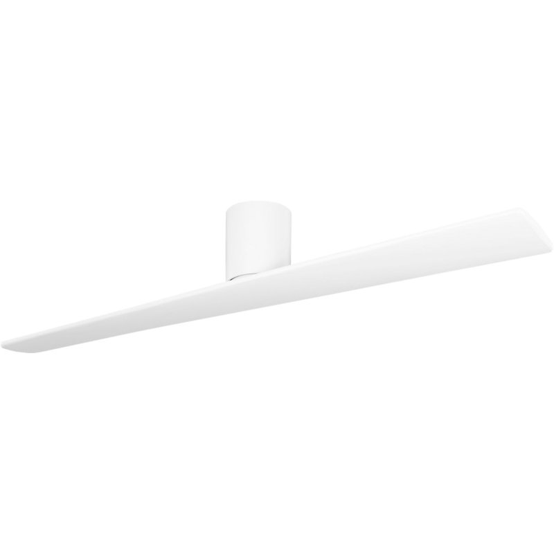 Plank Smart 60 Hugger Ceiling Fan, Matte White