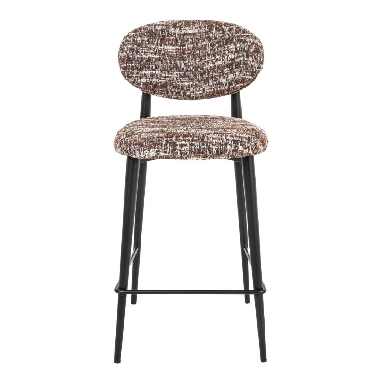 Tabouret Dantes, Brun, Counter Stool (26" Seat Height)