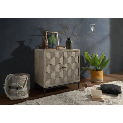 Solid Wood 86cm W Chest of Drawers