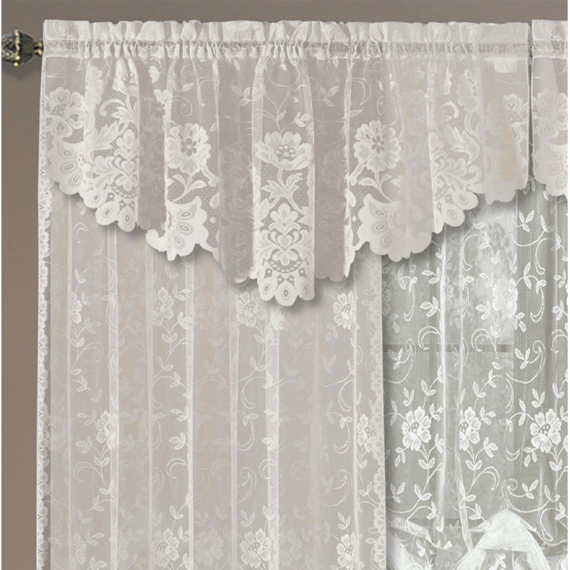 Salcombe Semi Sheer Curtain Single Panel, 56" W x 20" L