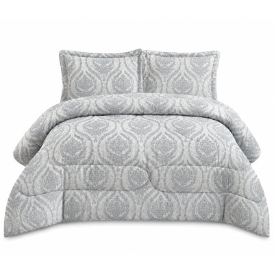 3 Piece Bridal Jacquard Bedspread Comforter Bed Throw with Matching Pillow Shams