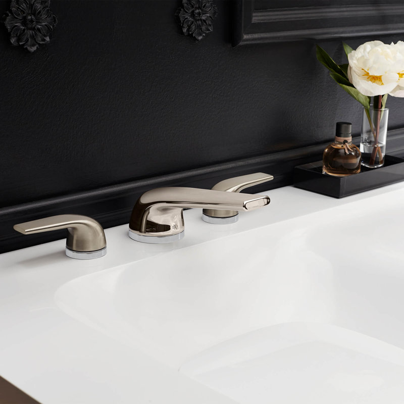 Modulus Widespread Bathroom Faucet, Matte Black
