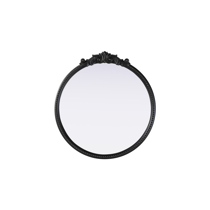 Monikah Resin Mirror, 32" x 30", Vintage Bronze
