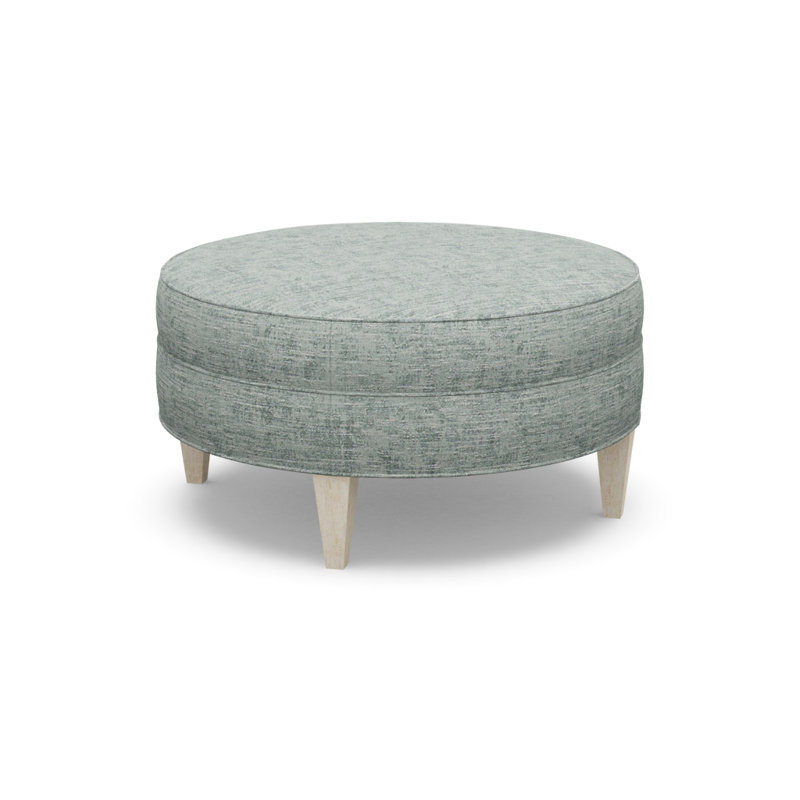 Ottoman Shop Round Ottoman, Sandstone, 9637-49
