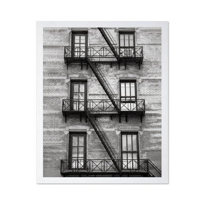 Escalier sur le bâtiment de Manhattan