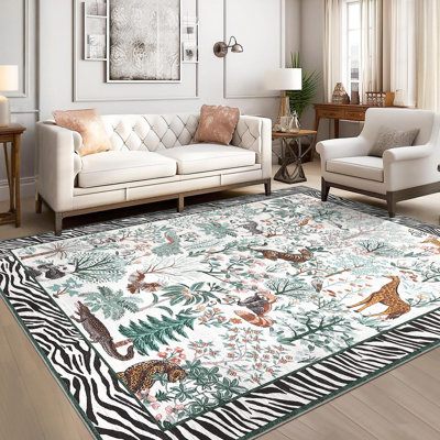 Tapis 9 pi x 12 pi Lavable
