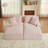 Oversized Corduroy Upholstered Chaise Lounge - No Assembly Required,Could Plush Boneless Sofa For Living Room-1793786037-1793786039