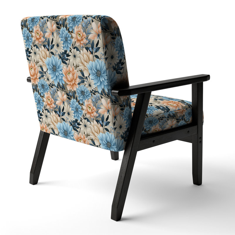 Chaise à accoudoirs rembourrée Cottage