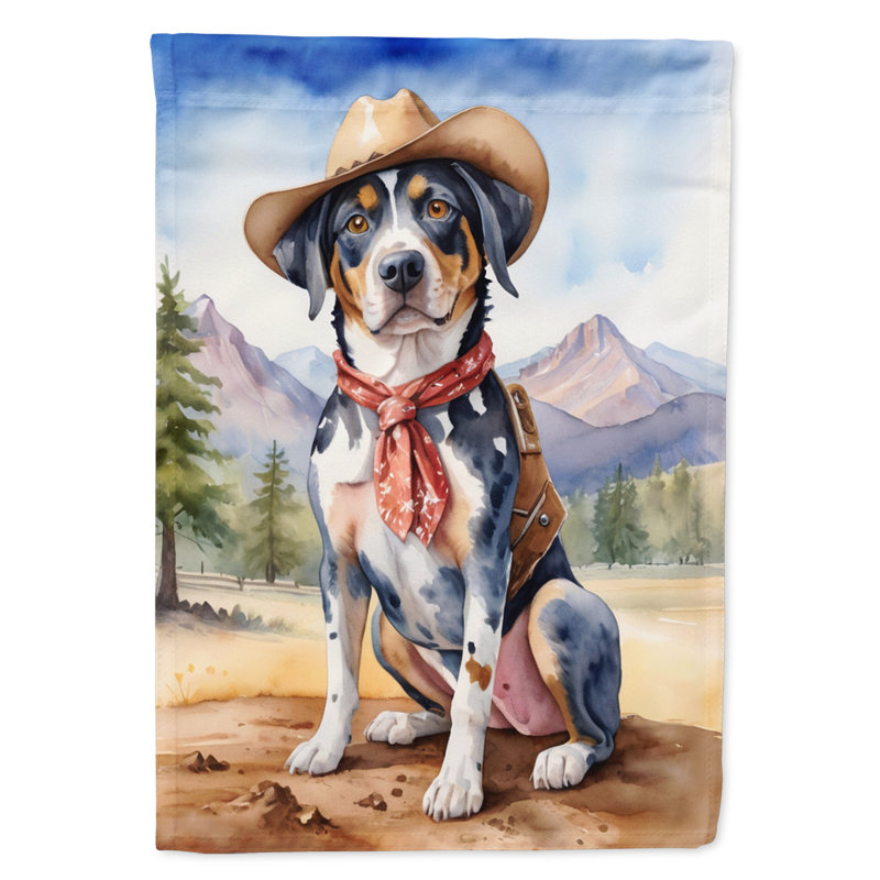 Drapeau Cowboy Welcome Garden, Catahoula