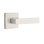 Dumont Flat Privacy (Bed & Bath) Door Lever with Square Rosette