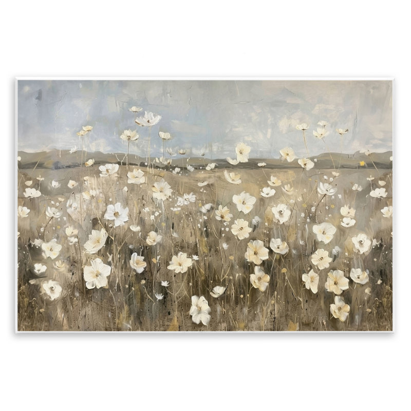 Art mural prairie sauvage par Ramona Murdock, H 13 po x l 19 po