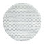 White/Sky Blue Dot/Natural Rattan Frame