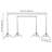 Yescom 8.5 x 10 ft Adjustable Photo Backdrop Stand Kit for Wedding, Photo Video Studio & Party