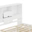 Lit plateforme avec tête de lit, cadre de lit plateforme Farmhouse avec tiroirs de rangement et tablettes-799998682-799998684