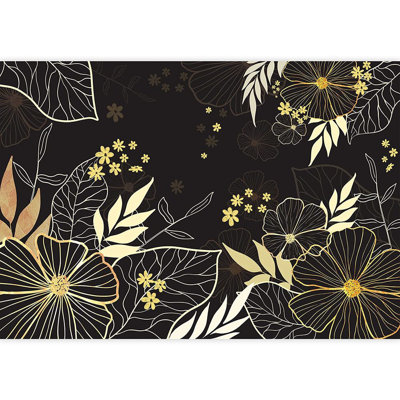 Murale fleurs de la jungle