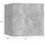 Table de chevet gris béton-430434887