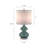 Curved Glass Table Lamp Set Of 2