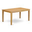 Ensemble de table de salle à manger 5 pièces moderne comprenant une table rectangulaire en bois et 4 chaises Parson rembourrées en tissu brun, 36 x 60 pouces, cappuccino-199509729-199509734-236772509
