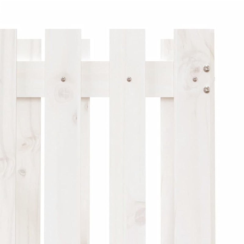 Nabeela Wood Planter Box, White, 70cm H x 70cm W x 70cm D