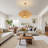 12 - Light Dimmable Hand-Woven Rattan Tiered Chandelier