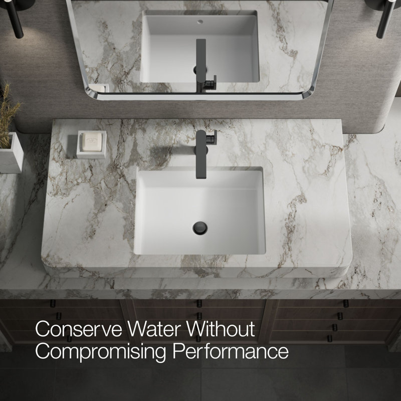 Composed® Single-Handle Bathroom Faucet with Drain Assembly, Matte Black