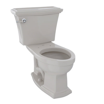 Clayton® 1.6 GPF Elongated Two-Piece Toilet (Seat Not Included)