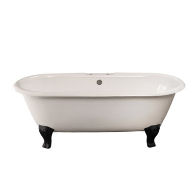 P1116 Como Cast Iron with 5.5' Double Ended Deco Leg Tub and 7" Faucet Holes