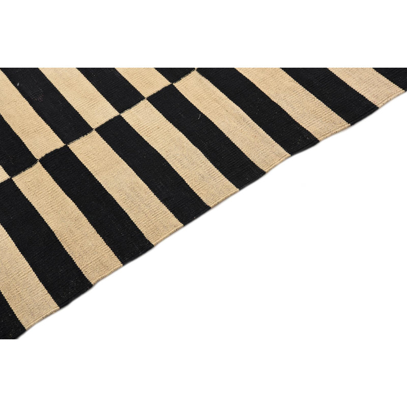 Tapis noir et blanc Noor